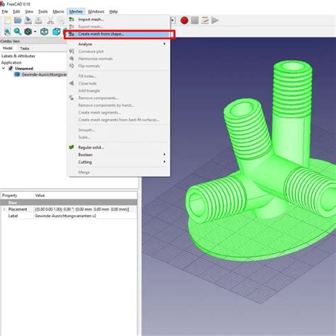 freecad convert stl to step|Convert STL to Step using FreeCAD!!! .